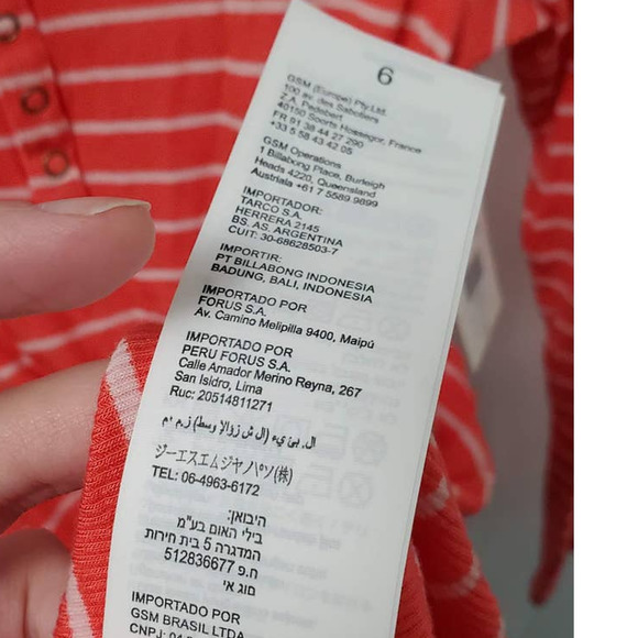 Billabong Kids My Time Dress in Geranium ~ Big Girl's Size Large (14/16) - Picture 12 of 15